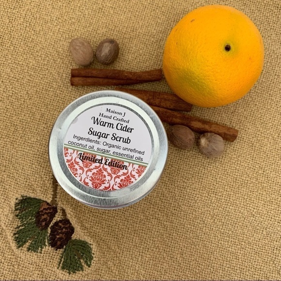 Hand Crafted Other - Warm Cider hand crafted exfoliating and moisturizing sugar scrub all nat…
